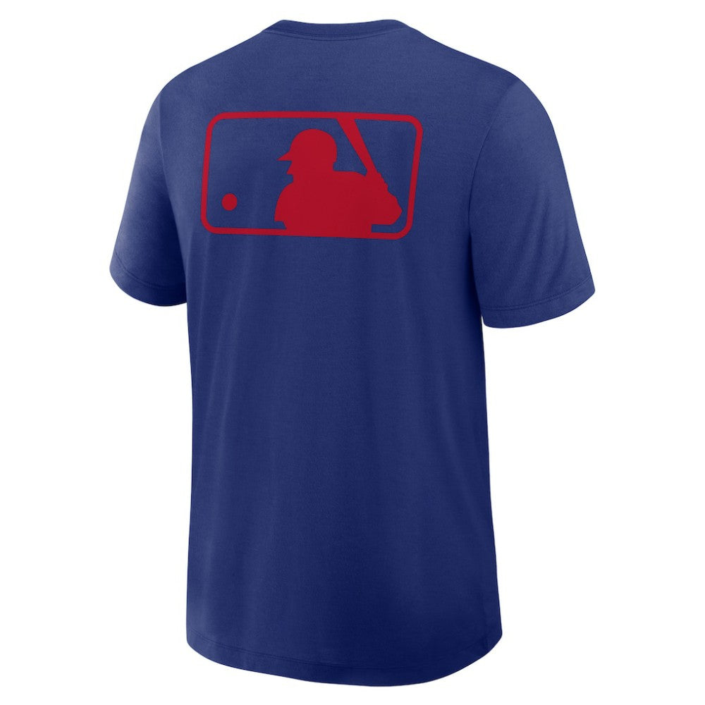 Texas Rangers Authentic Collection Early Work Tri-Blend Dri-FIT T-Shirt - Royal | Nike