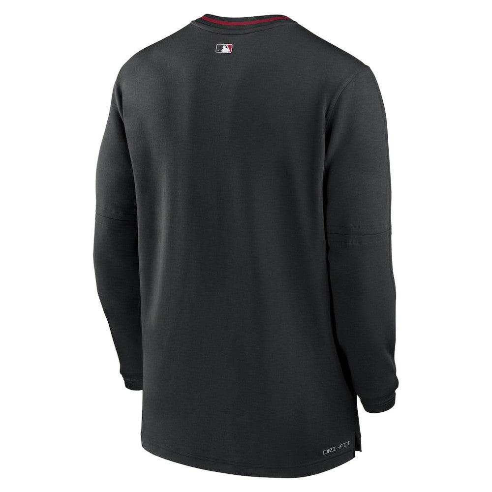 Arizona Diamondbacks Authentic Collection Performance Half-Zip Top - Black | Nike