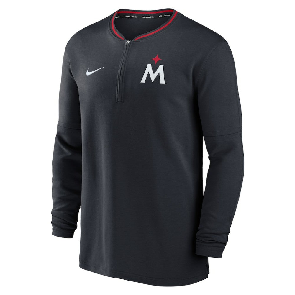 Minnesota Twins Authentic Collection Performance Half-Zip Top - Navy | Nike
