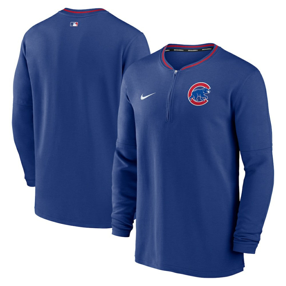 Chicago Cubs Authentic Collection Performance Half-Zip Top - Royal | Nike