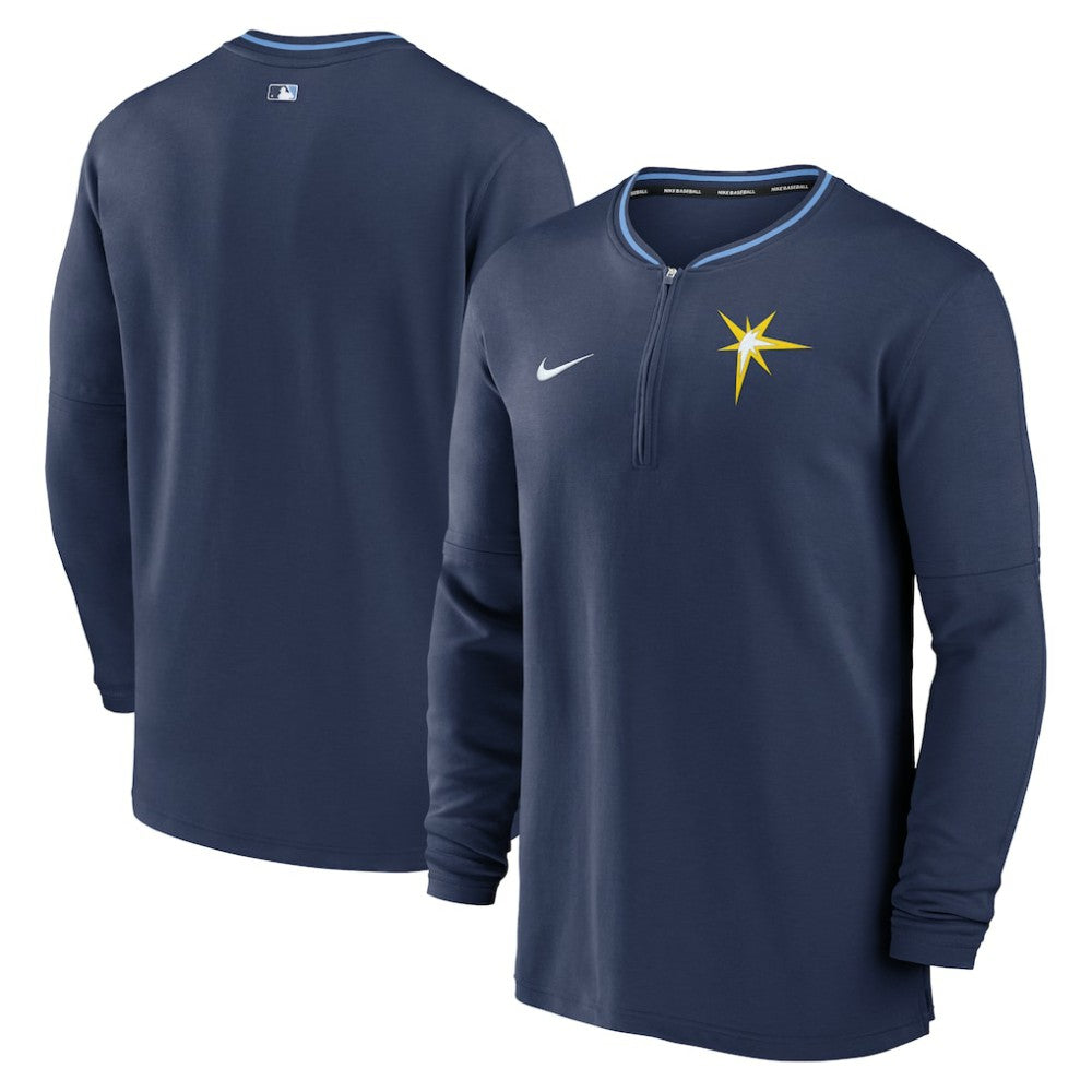 Tampa Bay Rays Authentic Collection Performance Half-Zip Top - Navy | Nike