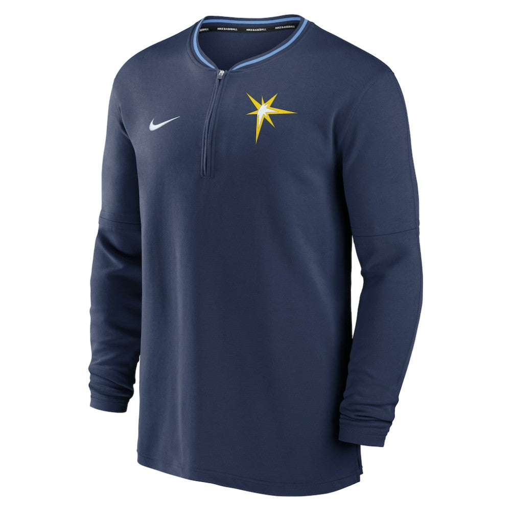 Tampa Bay Rays Authentic Collection Performance Half-Zip Top - Navy | Nike