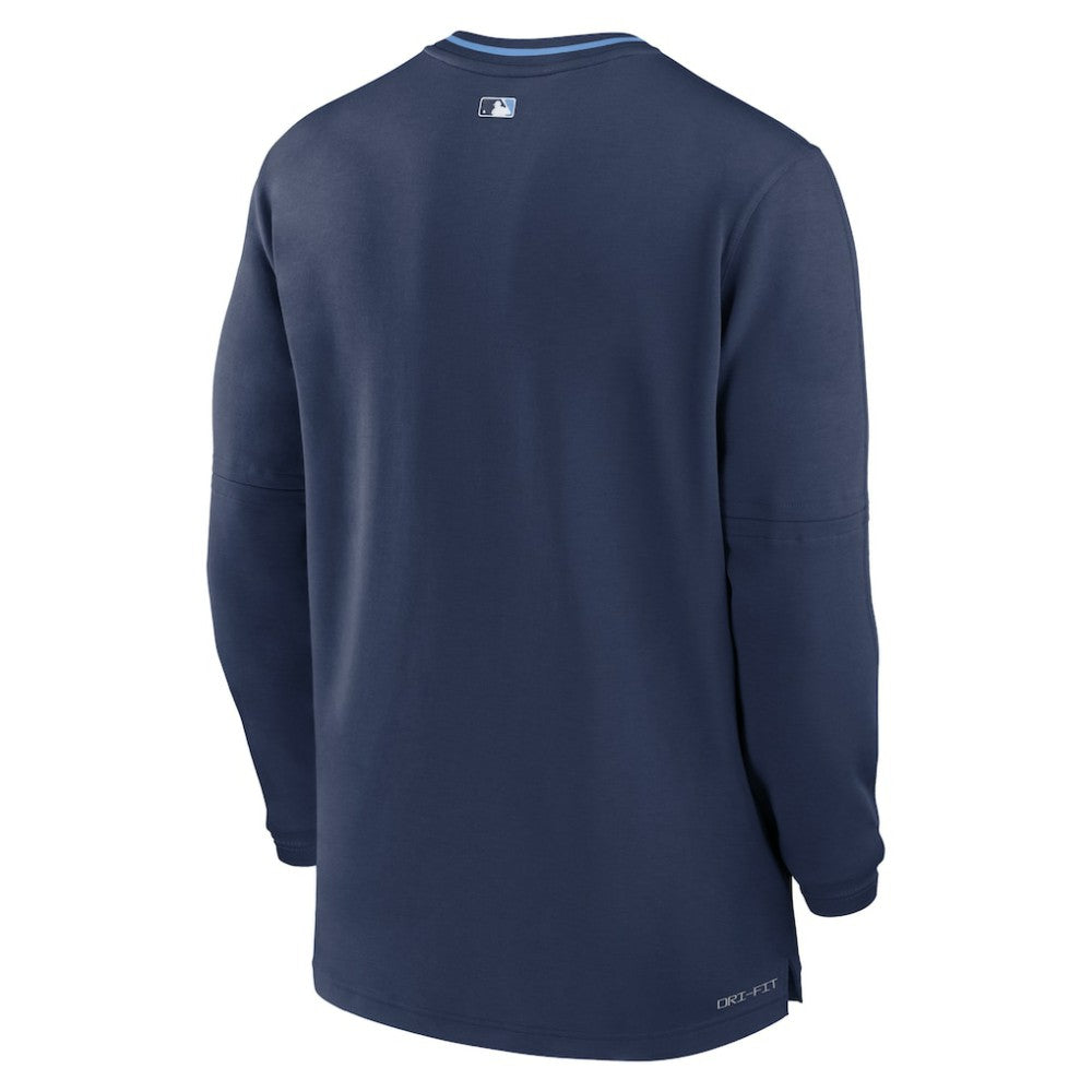 Tampa Bay Rays Authentic Collection Performance Half-Zip Top - Navy | Nike