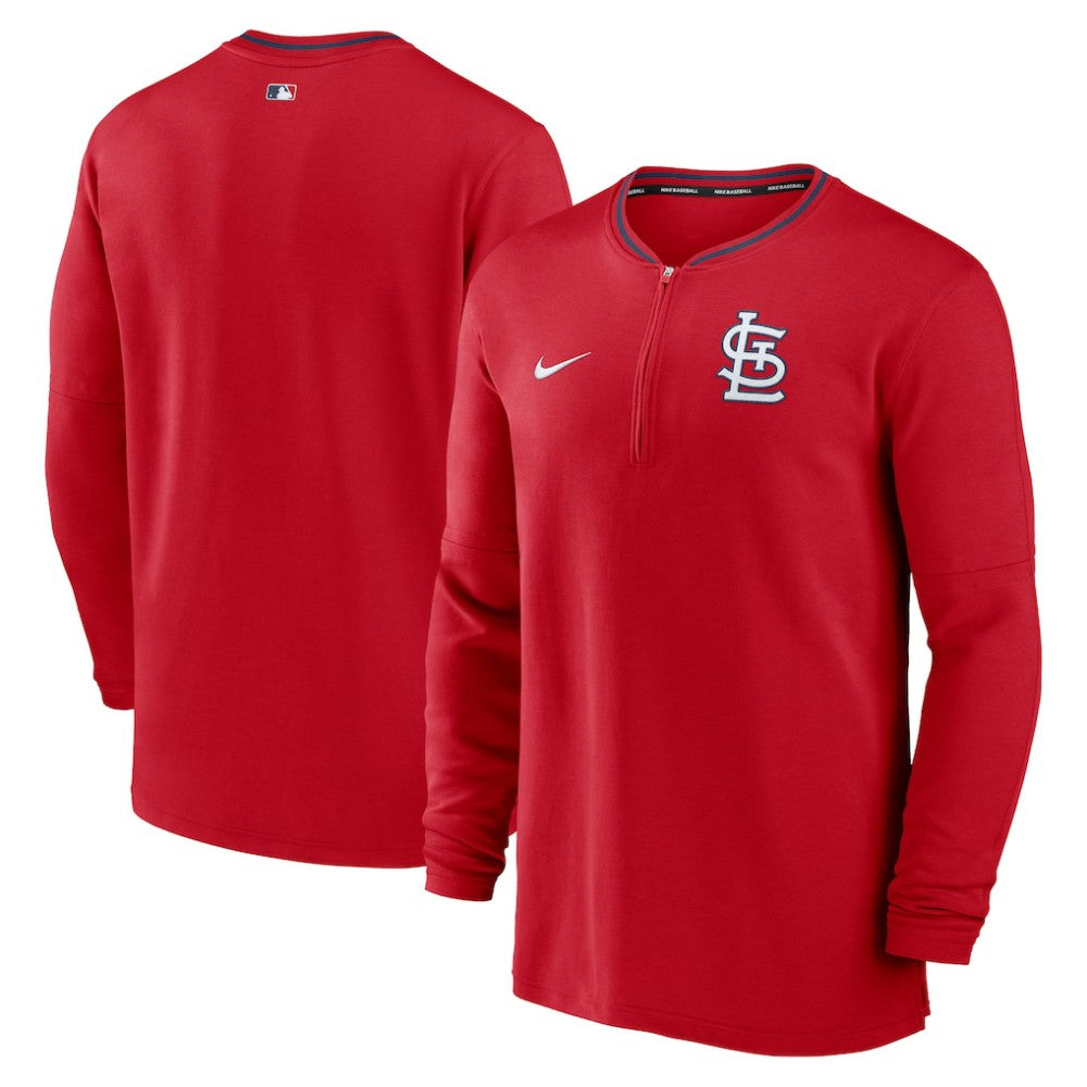 St. Louis Cardinals Authentic Collection Performance Half-Zip Top - Red | Nike