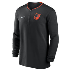Baltimore Orioles Authentic Collection Performance Half-Zip Top - Black | Nike