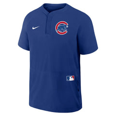 Chicago Cubs Authentic Collection Raglan Short Sleeve Windshirt - Royal | Nike