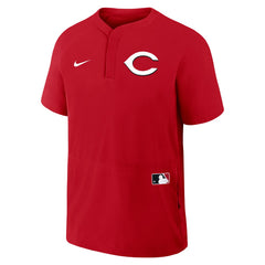 Cincinnati Reds Authentic Collection Raglan Short Sleeve Windshirt - Red | Nike