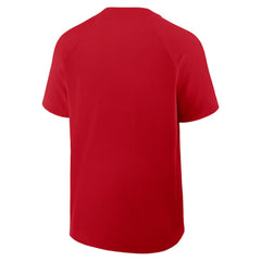 Los Angeles Angels Authentic Collection Raglan Short Sleeve Windshirt - Red | Nike