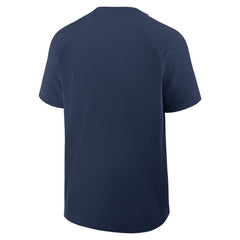 Milwaukee Brewers Authentic Collection Raglan Short Sleeve Windshirt - Navy | Nike