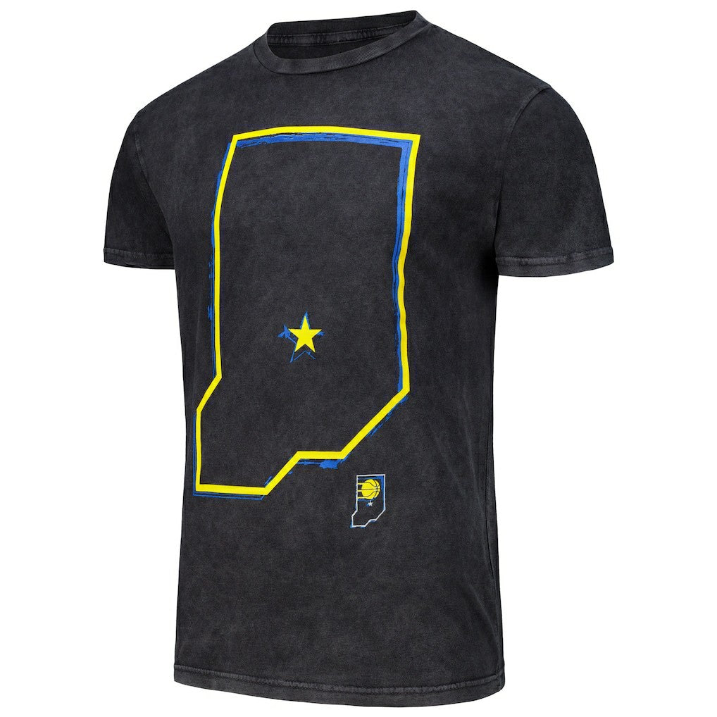 Indiana Pacers Stadium Essentials Unisex Vintage T-Shirt - Black for sale