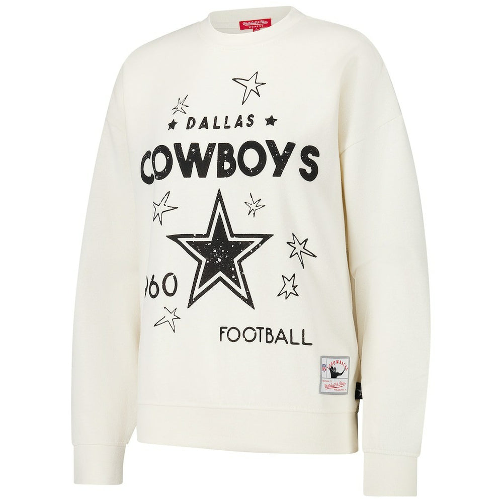NFL Dallas Cowboys Women's Lightweight 3.0 Logo Pullover Sweatshirt