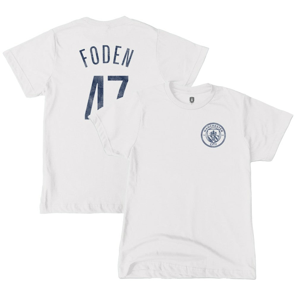 Phil Foden Manchester City 1863FC Youth Player T-Shirt / Soccer Hot sale
