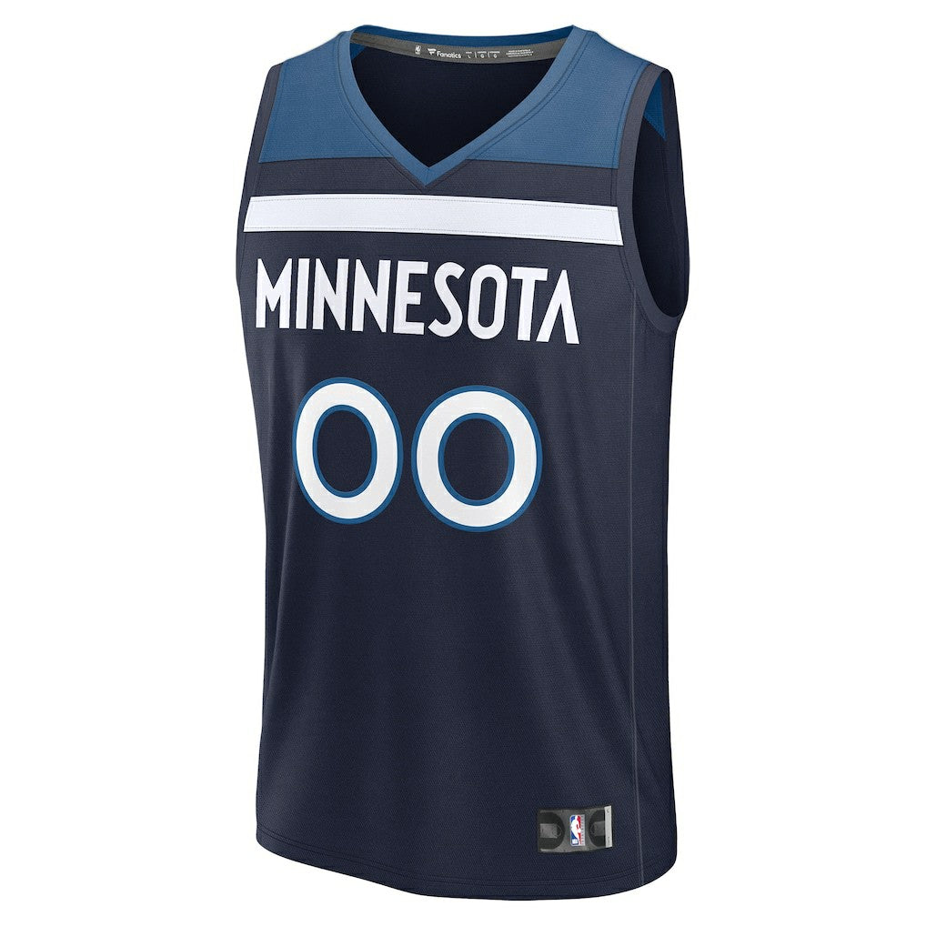 Minnesota Timberwolves Fastbreak Custom Jersey - Icon Edition - Navy | Fanatics for sale