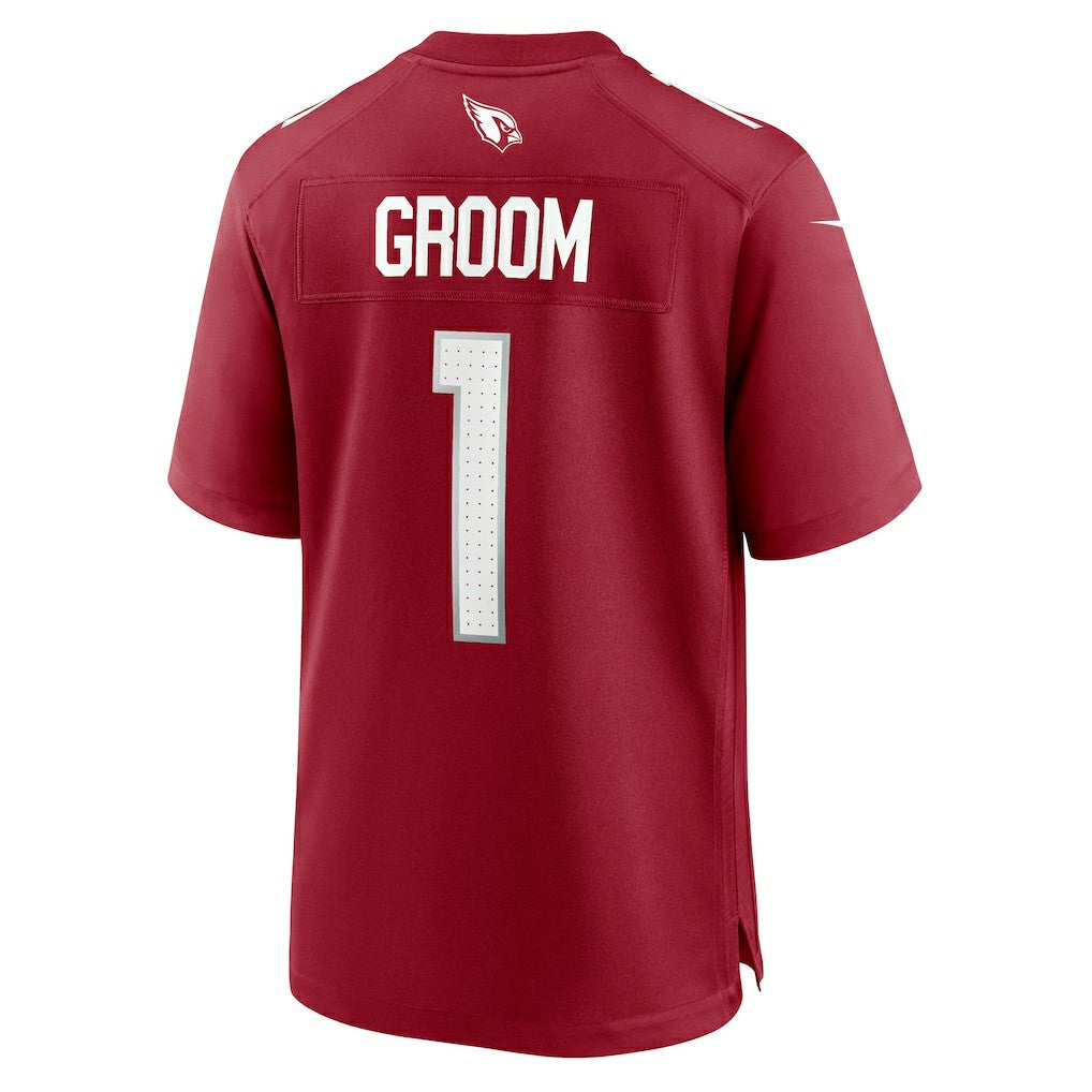 NFL Arizona Cardinals Number 1 Groom  Game Jersey