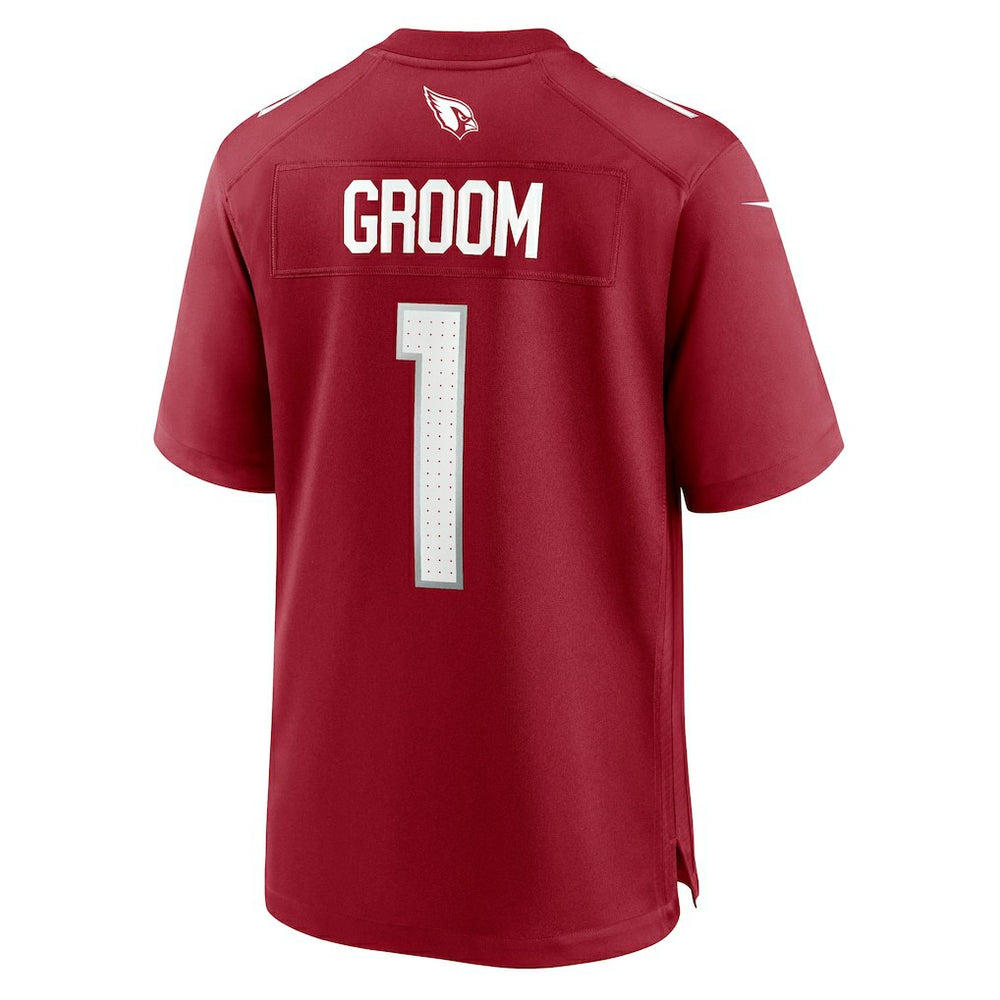 NFL Arizona Cardinals Number 1 Groom  Game Jersey