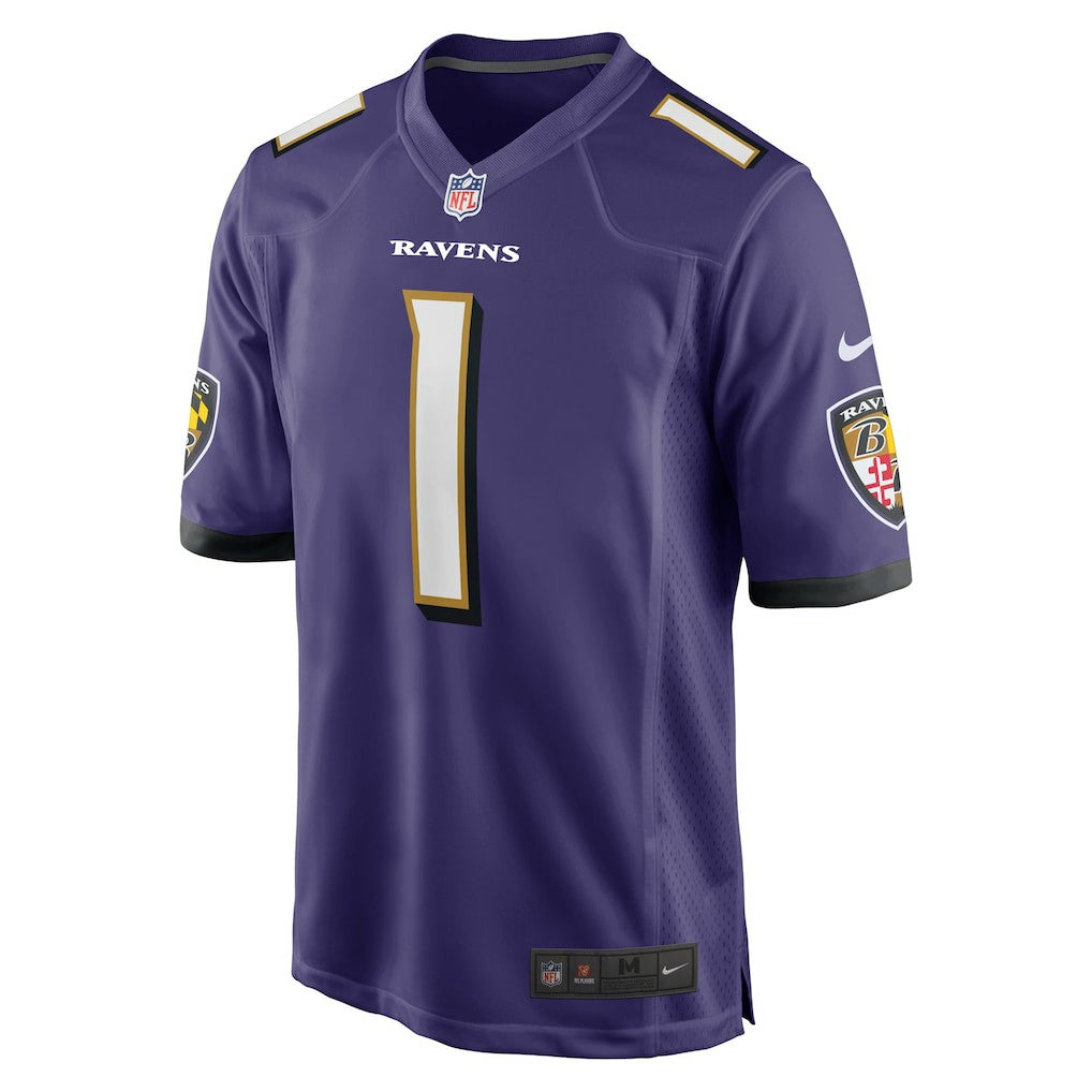 NFL Baltimore Ravens Number 1 Groom  Game Jersey