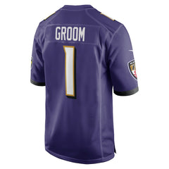 NFL Baltimore Ravens Number 1 Groom  Game Jersey