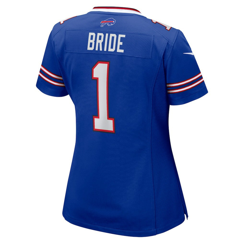 NFL Buffalo Bills Number 1 Bride  Women's Game Jersey