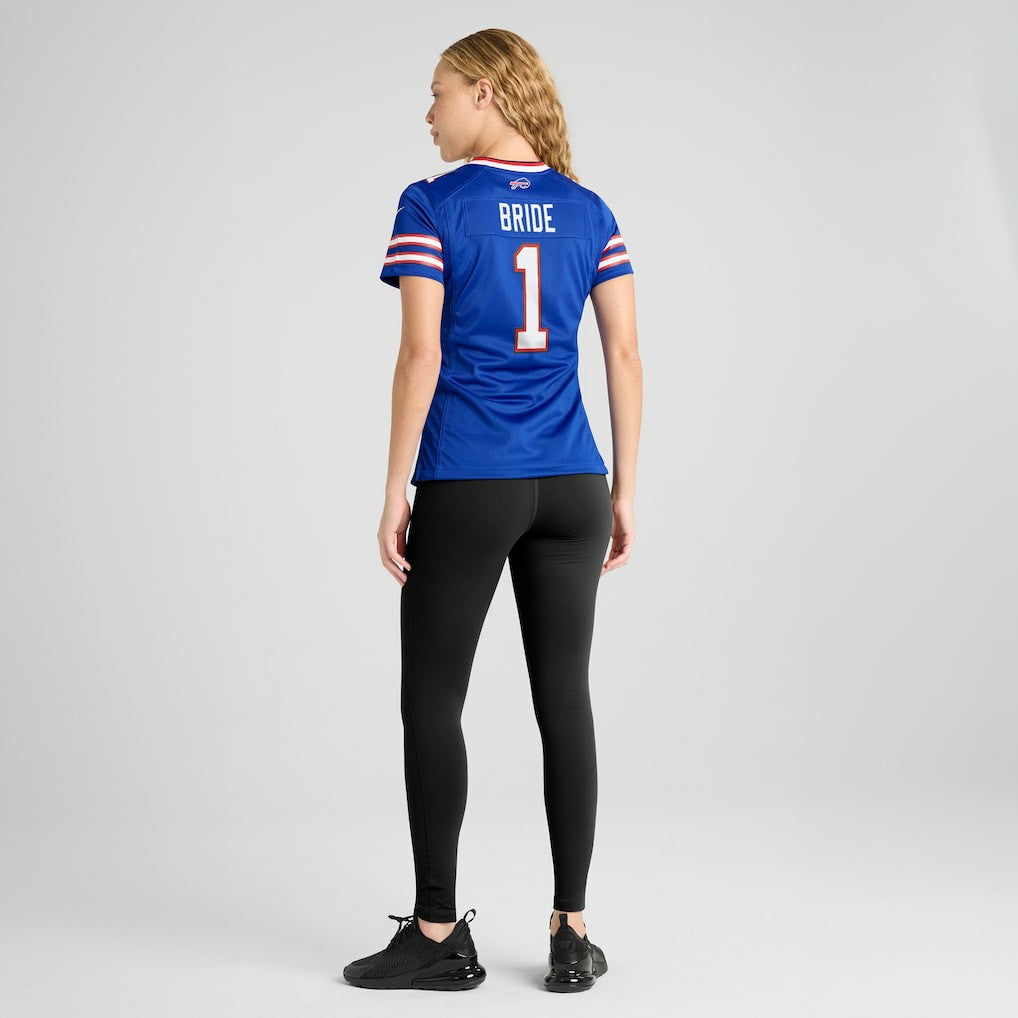 NFL Buffalo Bills Number 1 Bride  Women's Game Jersey