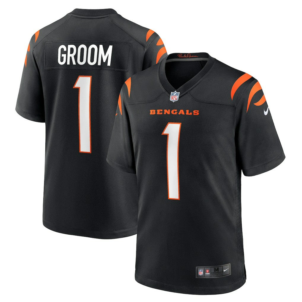 NFL Cincinnati Bengals Number 1 Groom  Game Jersey