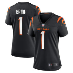 NFL Cincinnati Bengals Number 1 Bride  Women's Game Jersey