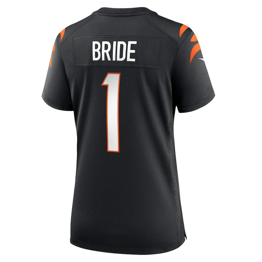 NFL Cincinnati Bengals Number 1 Bride  Women's Game Jersey