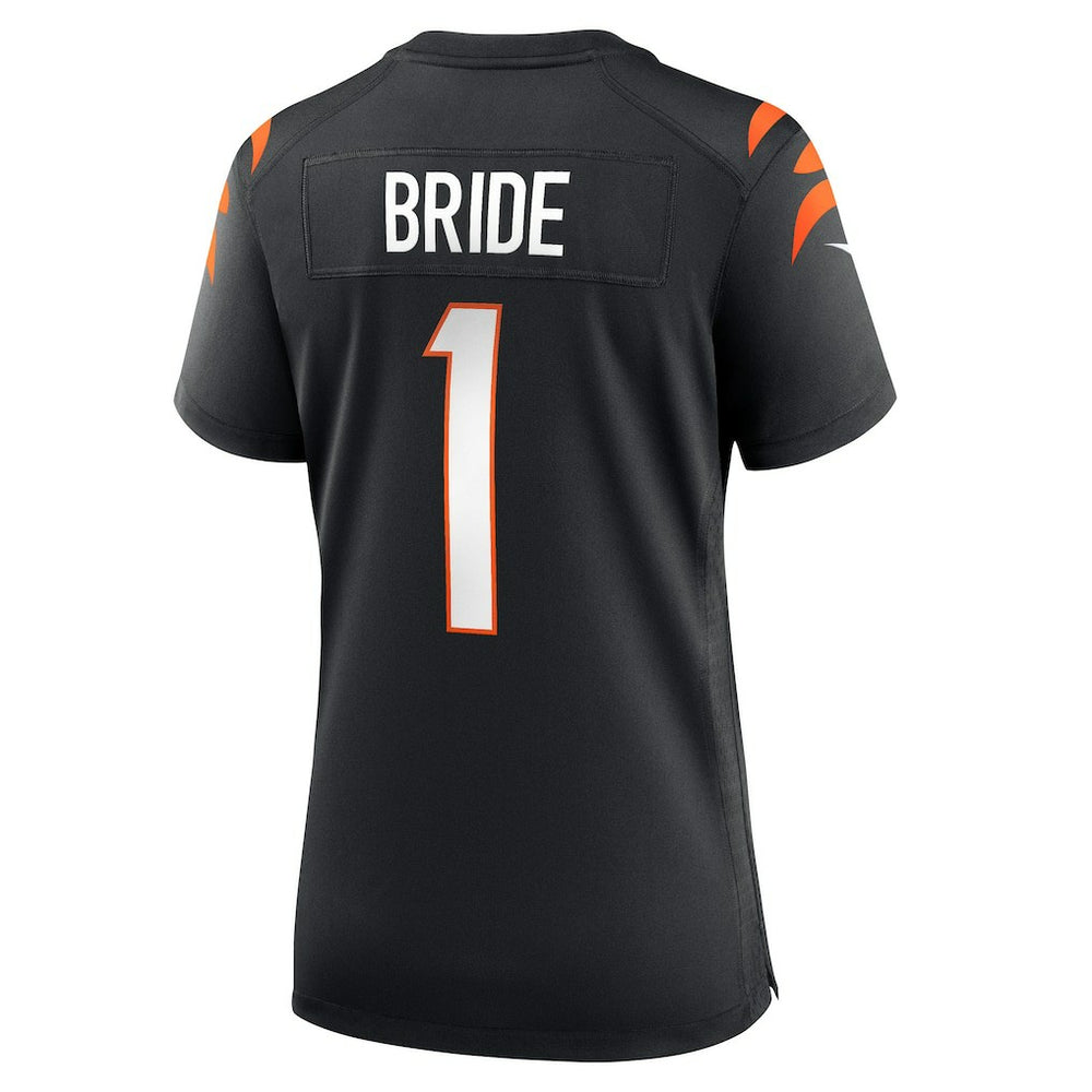 NFL Cincinnati Bengals Number 1 Bride  Women's Game Jersey