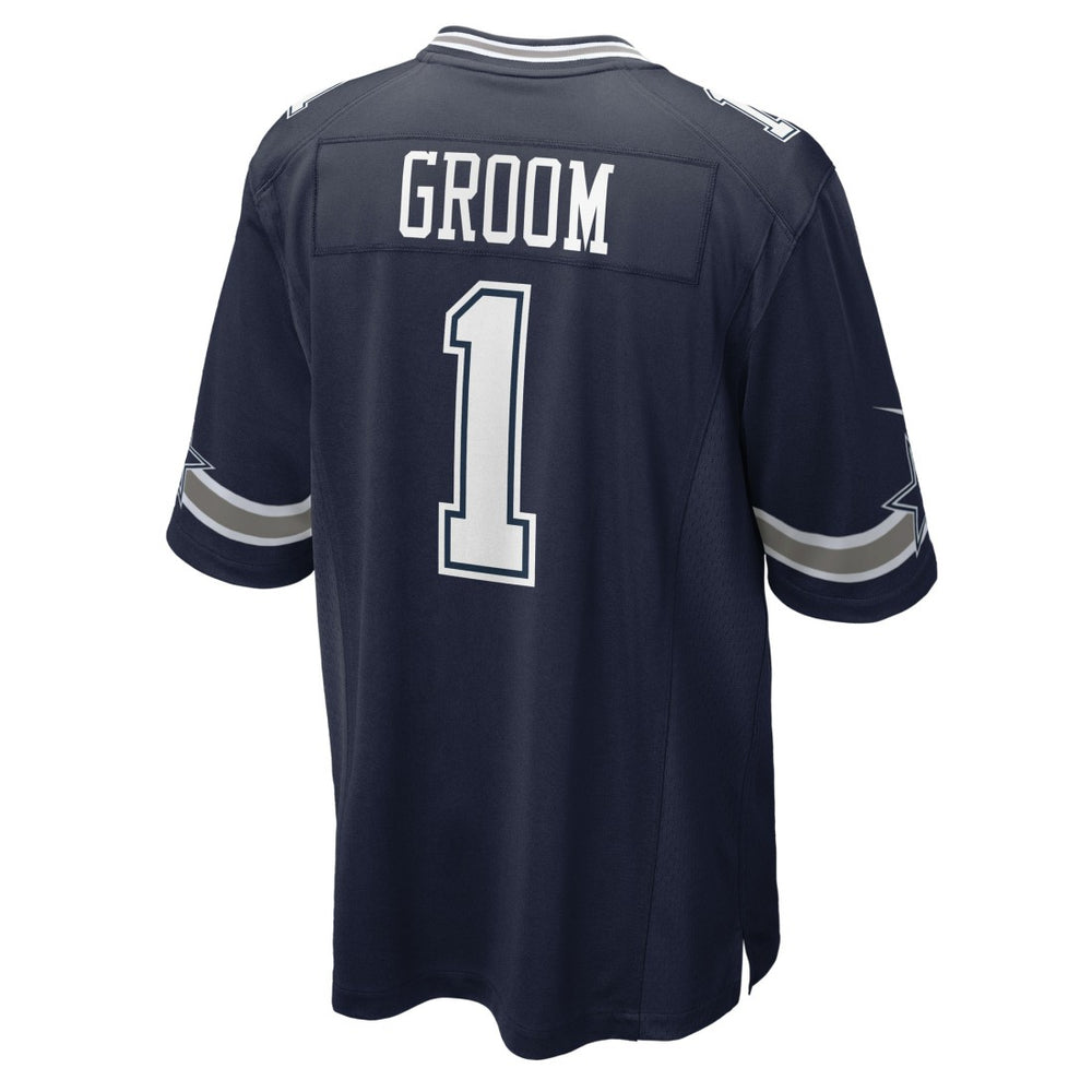 NFL Dallas Cowboys Number 1 Groom  Game Jersey