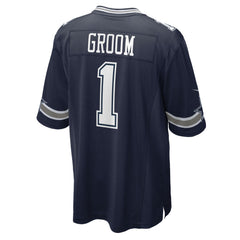 NFL Dallas Cowboys Number 1 Groom  Game Jersey