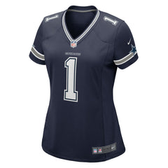 NFL Dallas Cowboys Number 1 Bride  Women's Game Jersey