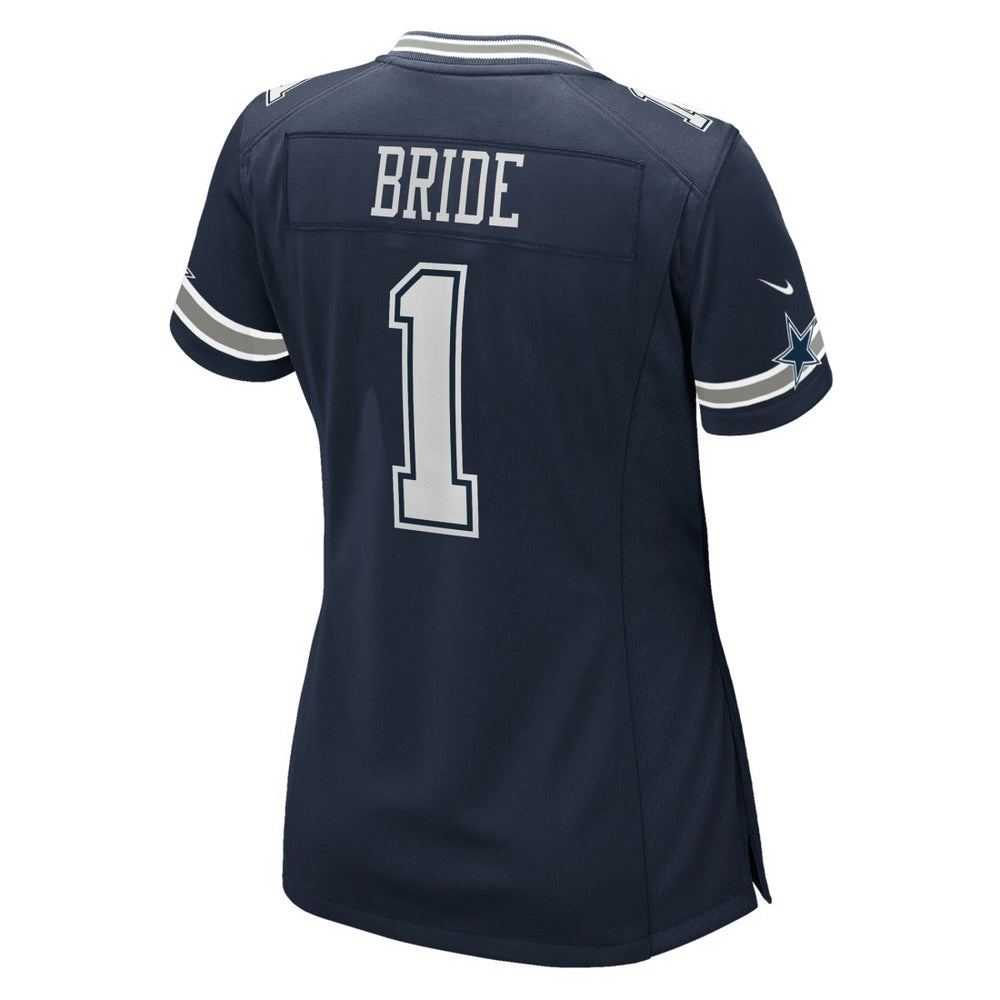 NFL Dallas Cowboys Number 1 Bride  Women's Game Jersey