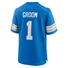 NFL Detroit Lions Number 1 Groom  Game Jersey