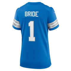 NFL Detroit Lions Number 1 Bride  Women's Game Jersey