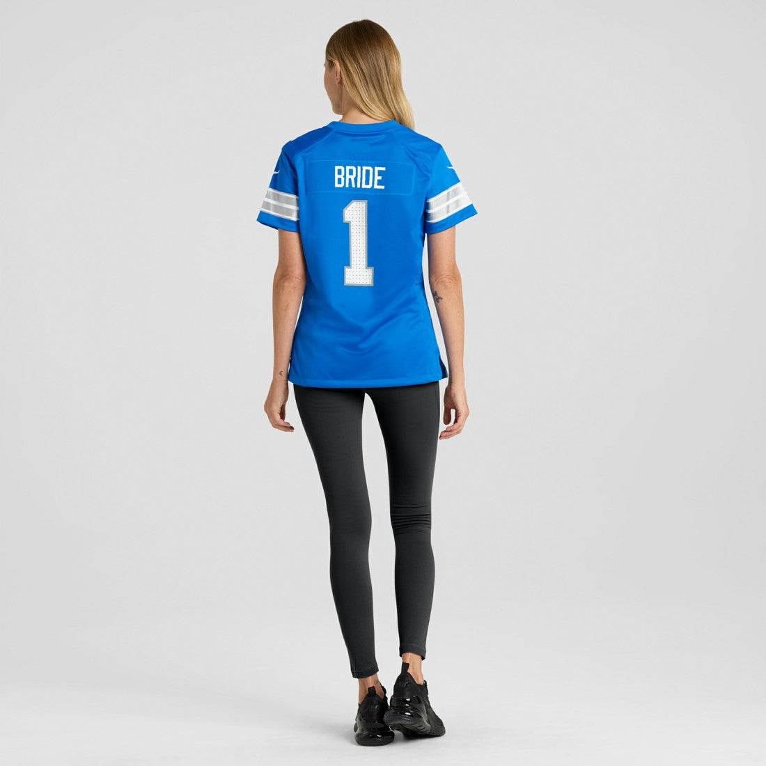 NFL Detroit Lions Number 1 Bride  Women's Game Jersey