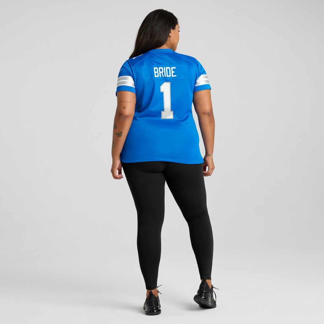 NFL Detroit Lions Number 1 Bride  Women's Game Jersey
