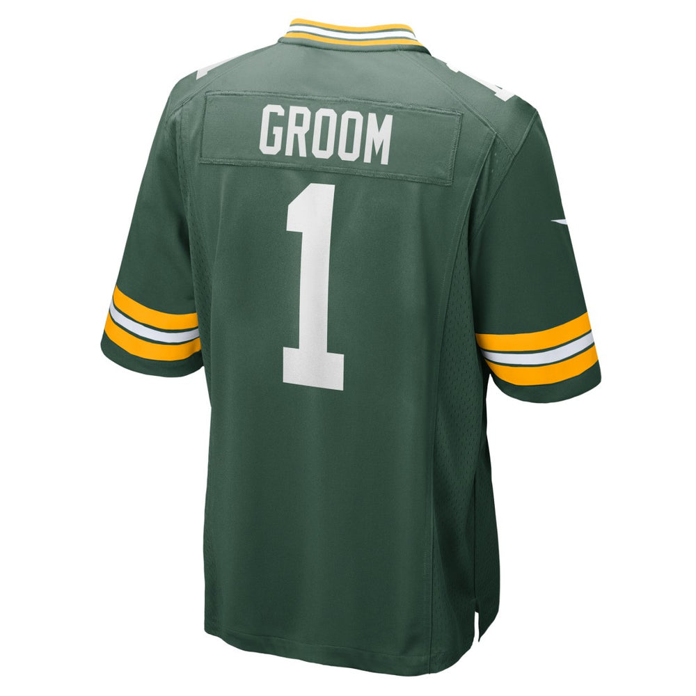 NFL Green Bay Packers Number 1 Groom  Game Jersey