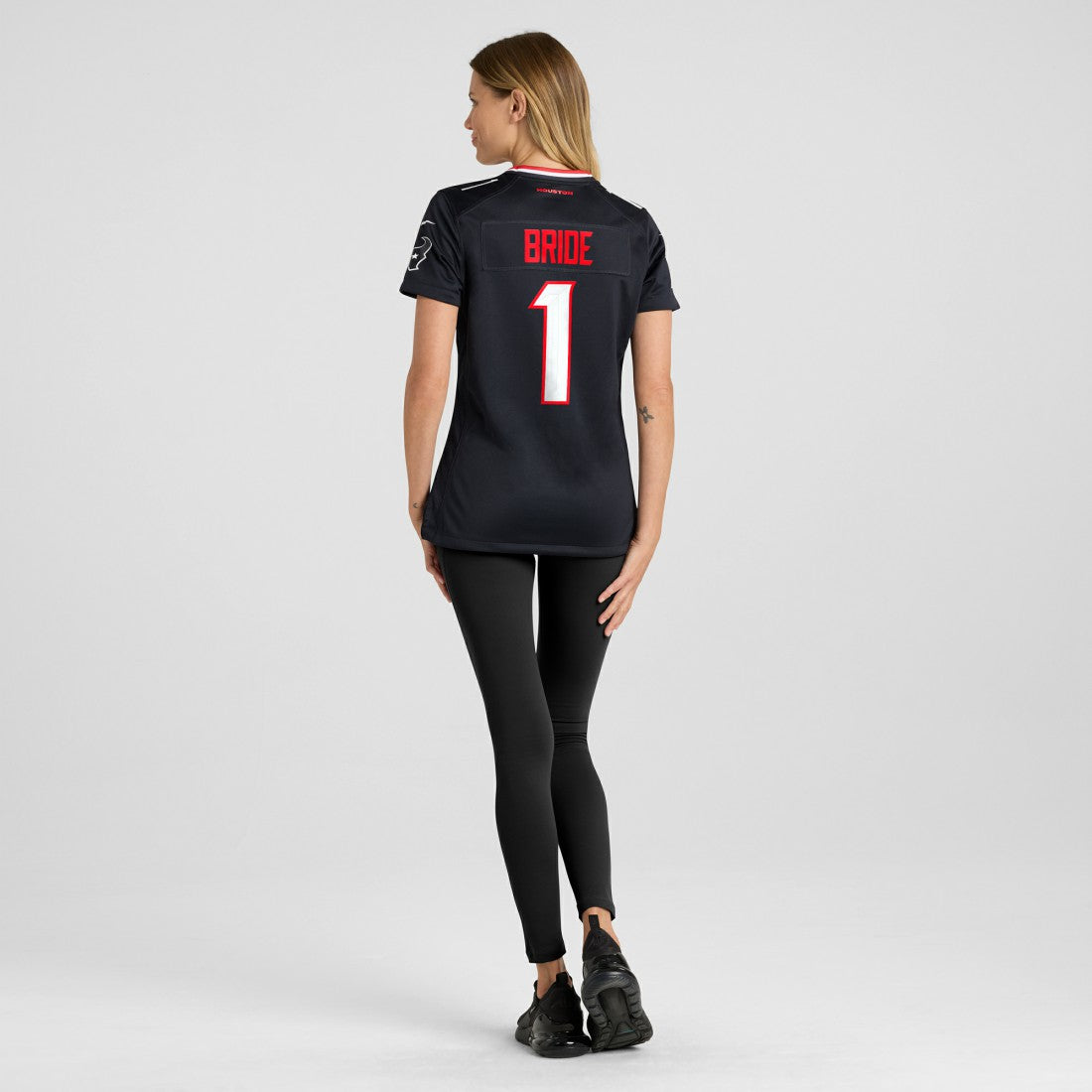 NFL Houston Texans Number 1 Bride  Women's Game Jersey