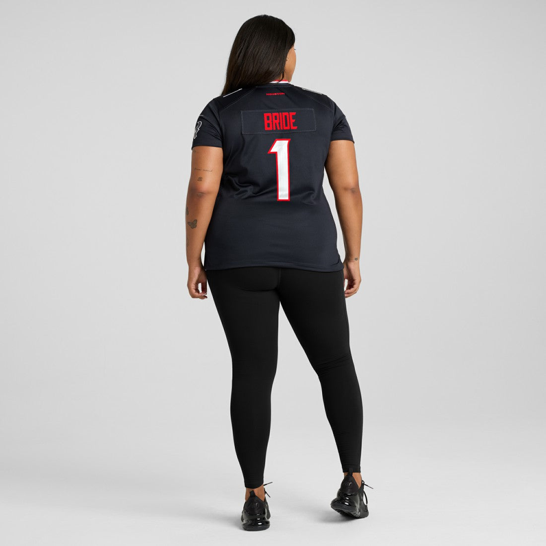 NFL Houston Texans Number 1 Bride  Women's Game Jersey