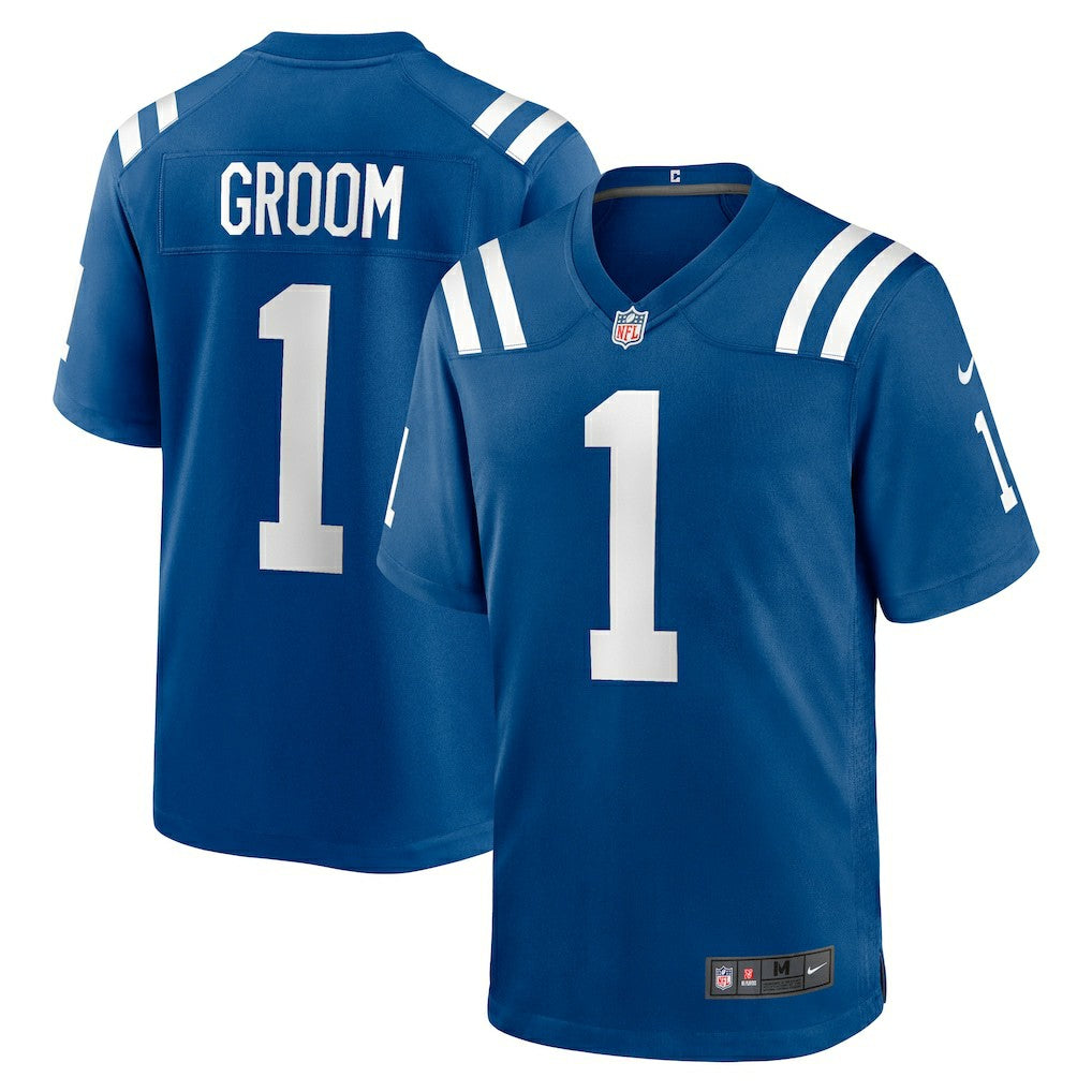NFL Indianapolis Colts Number 1 Groom  Game Jersey
