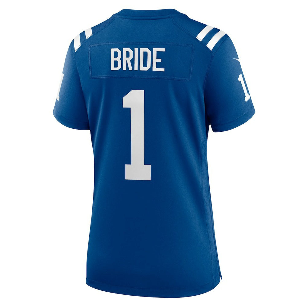 NFL Indianapolis Colts Number 1 Bride  Women's Game Jersey