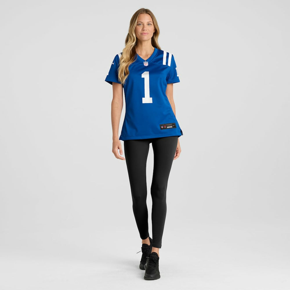 NFL Indianapolis Colts Number 1 Bride  Women's Game Jersey