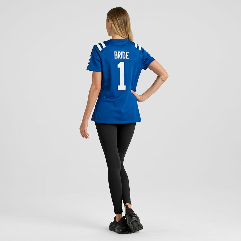 NFL Indianapolis Colts Number 1 Bride  Women's Game Jersey