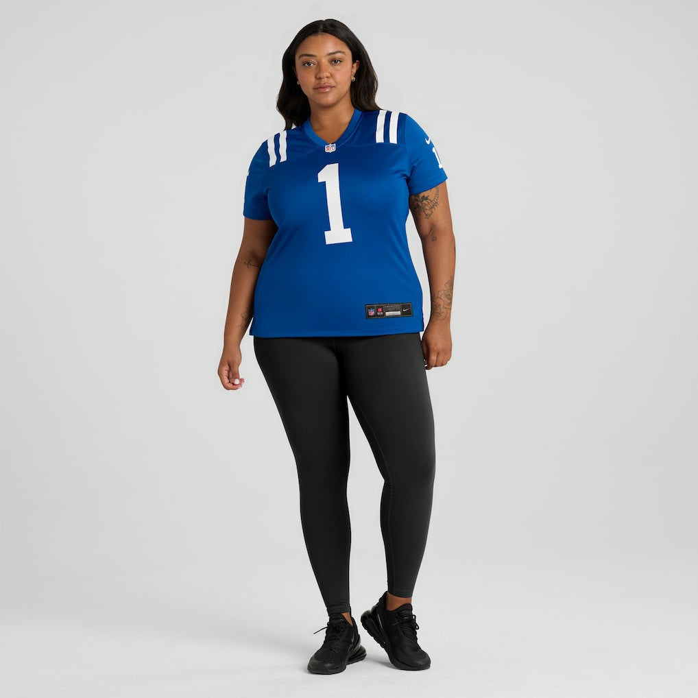 NFL Indianapolis Colts Number 1 Bride  Women's Game Jersey