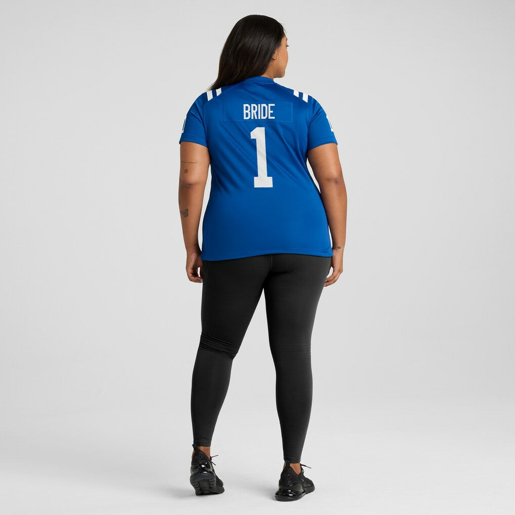 NFL Indianapolis Colts Number 1 Bride  Women's Game Jersey