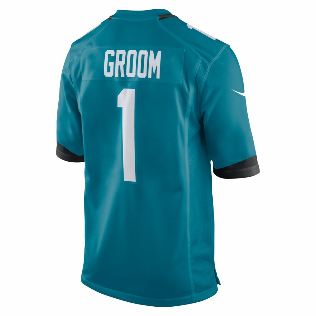 NFL Jacksonville Jaguars Number 1 Groom  Game Jersey