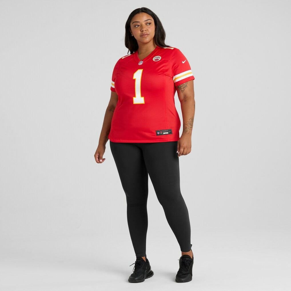 NFL Kansas City Chiefs Number 1 Bride  Women's Game Jersey