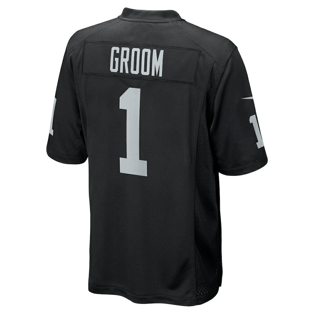 NFL Las Vegas Raiders Number 1 Groom  Game Jersey