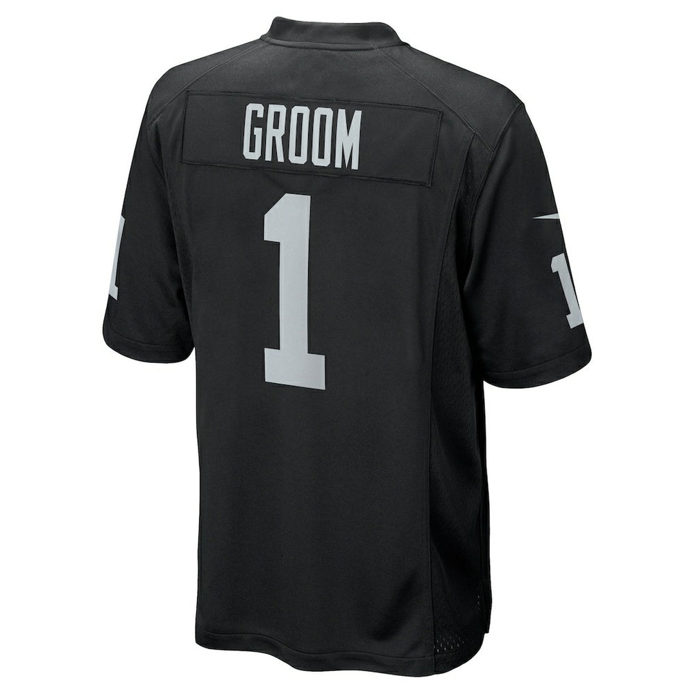 NFL Las Vegas Raiders Number 1 Groom  Game Jersey