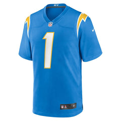 NFL Los Angeles Chargers Number 1 Groom  Game Jersey