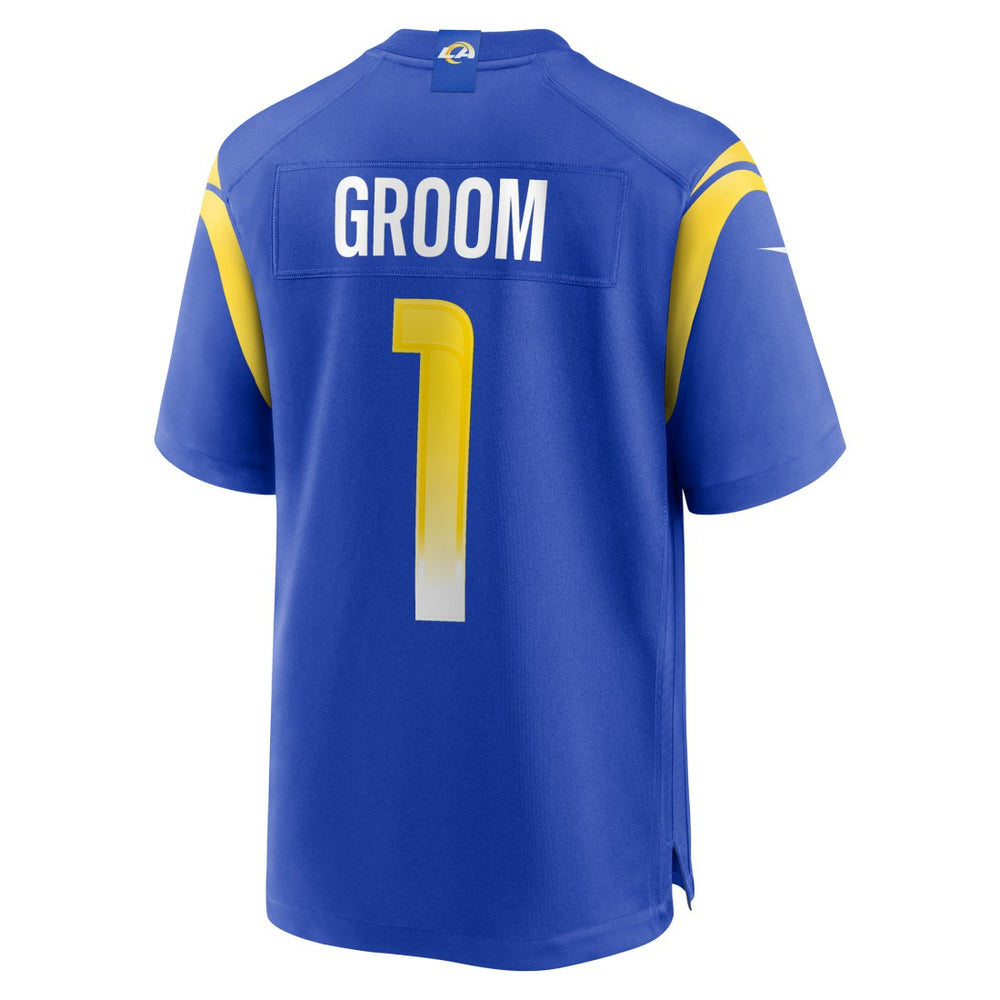NFL Los Angeles Rams Number 1 Groom  Game Jersey